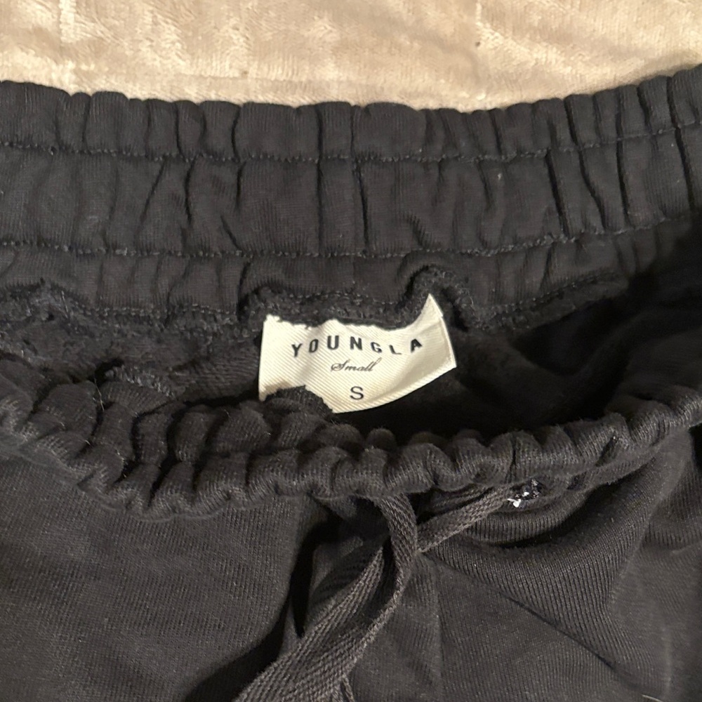 YoungLA Black Cargo Pants - Picture 2 of 4